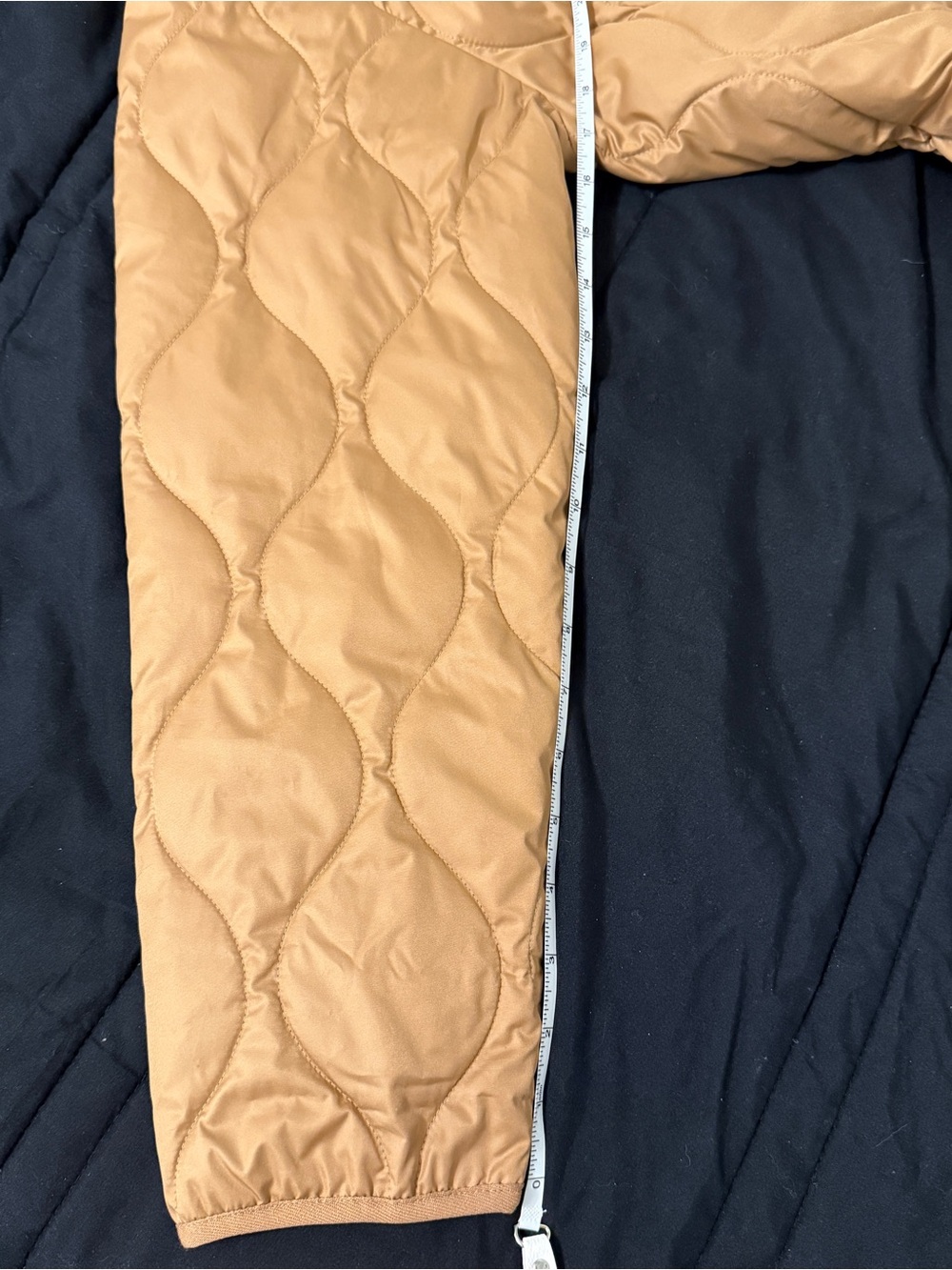 🦋 Everlane| The Quilted Liner Jacket Tawny Brown PrimaLoft Size M - Picture 12 of 12